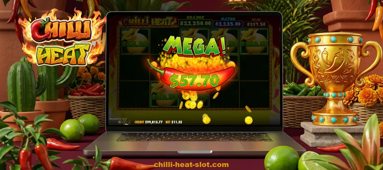 The Chilli Heat demo lets players test strategies without risking real money