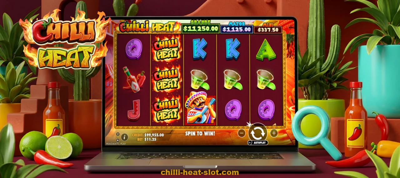 Chilli Heat is a Mexican-themed slot from Pragmatic Play featuring respins, jackpots, and free spins